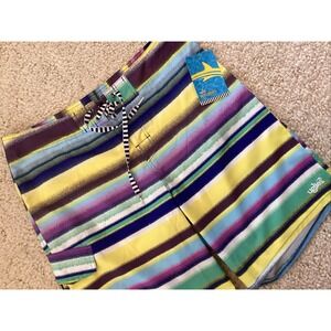 NWT - Men's Dolfin Uglies Multi-Colored On the Horizon Boardshorts – L